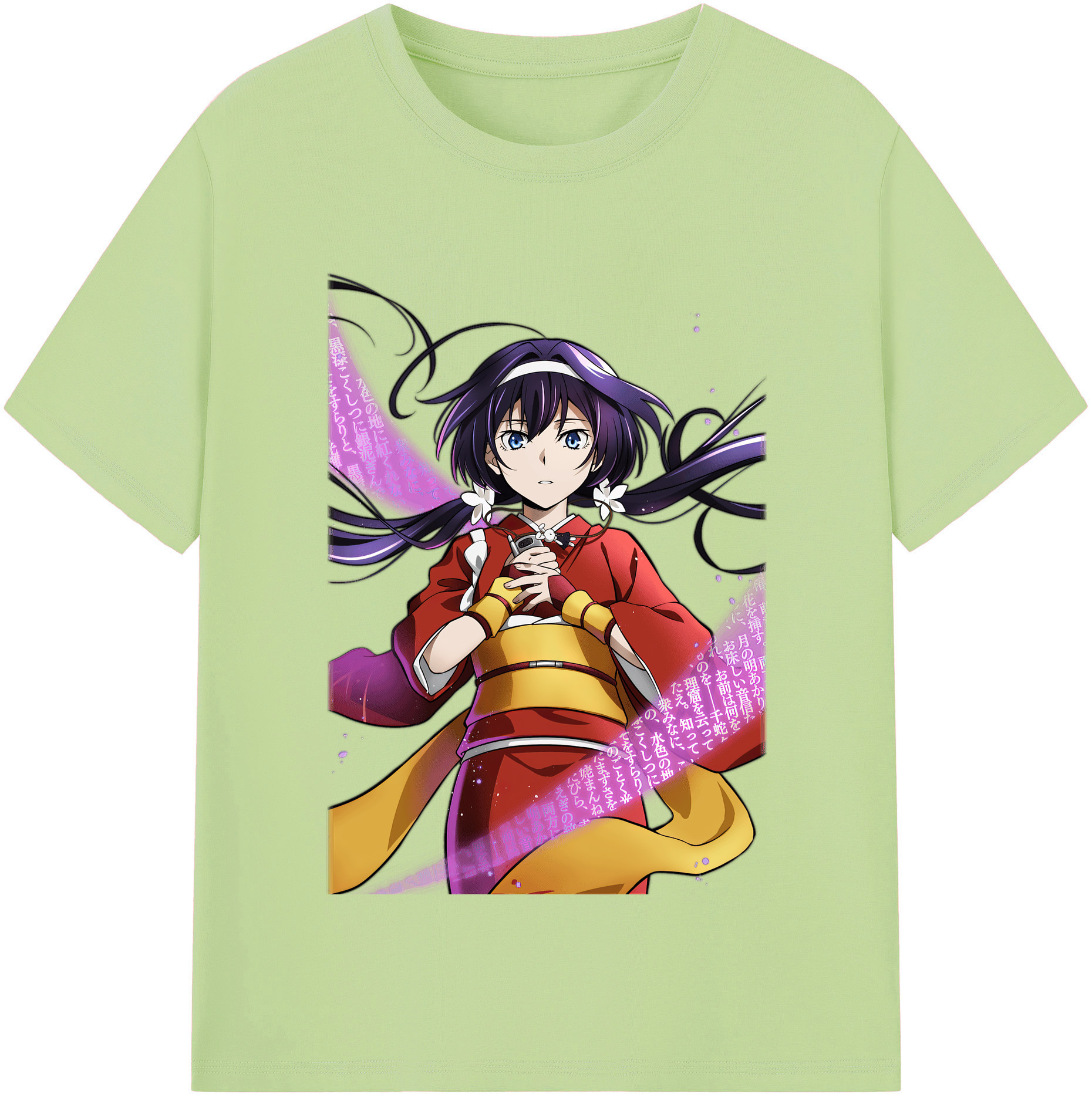 （画像用） 文豪ストレイドッグス Bungo Stray Dogs 綿100％半袖Tシャツ（フロントプリント）